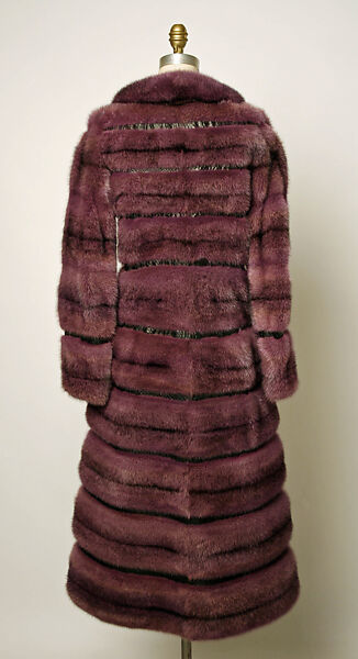Coat, House of Dior (French, founded 1946), fur, leather, French