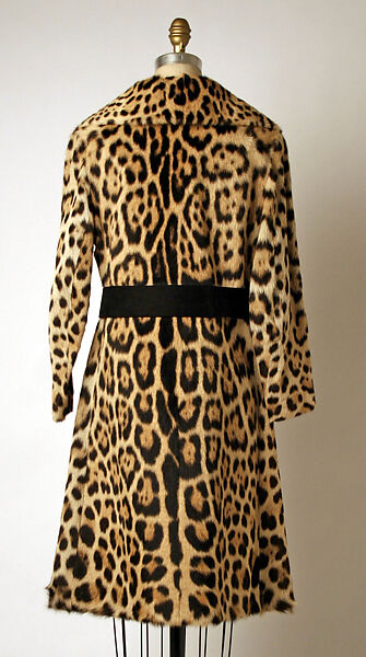 Coat, House of Dior (French, founded 1946), fur, leather, French