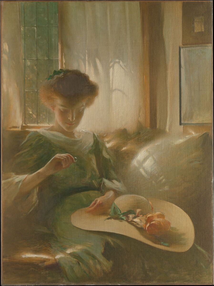 The Ring, John White Alexander (American, Allegheny, Pennsylvania 1856–1915 New York), Oil on canvas, American 