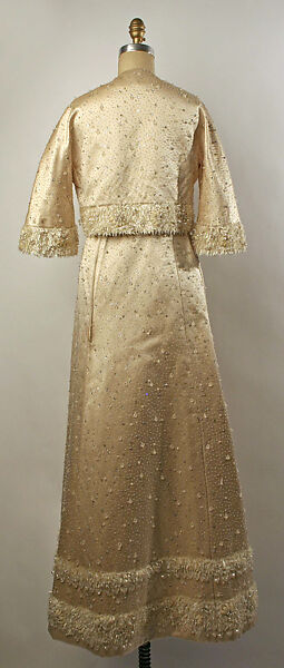 Evening ensemble, House of Dior (French, founded 1946), silk, French