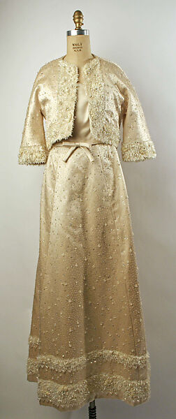 Evening ensemble, House of Dior (French, founded 1946), silk, French 