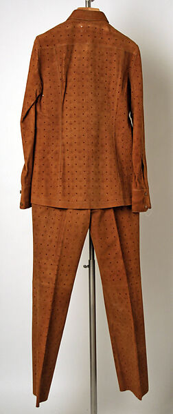 Suit, Bergdorf Goodman (American, founded 1899), leather, Italian