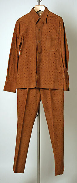Suit, Bergdorf Goodman (American, founded 1899), leather, Italian 