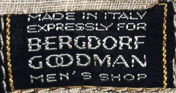 Suit, Bergdorf Goodman (American, founded 1899), leather, Italian