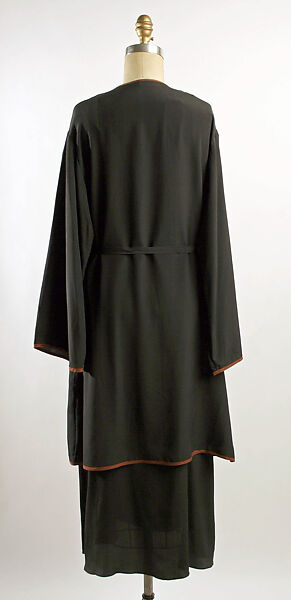 Cocktail ensemble, silk, American or European