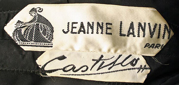 Evening dress, Lanvin-Castillo (French, active 1950–62), silk, French