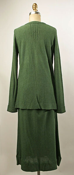 Suit, silk, American or European