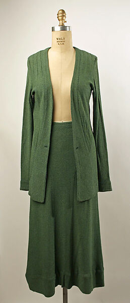 Suit, silk, American or European