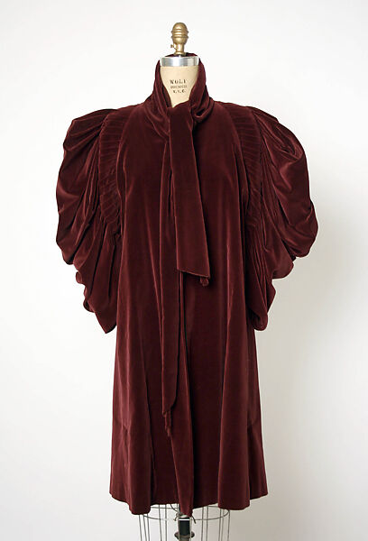 Coat, Jenny (French, 1909–1937), cotton, rayon, French 