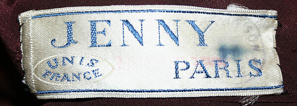 Coat, Jenny (French, 1909–1937), cotton, rayon, French