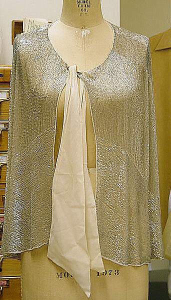 Evening ensemble, silk, cotton, American