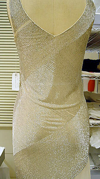 Evening ensemble, silk, cotton, American