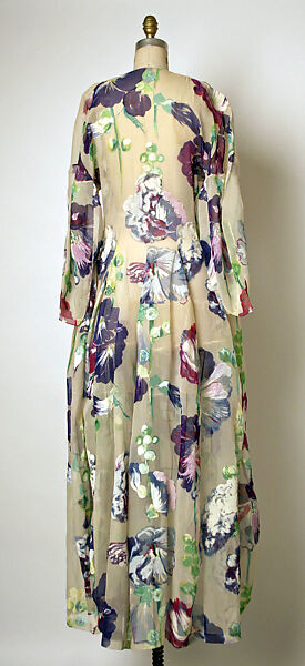 Tea gown, Cristobal Balenciaga (Spanish, Guetaria, San Sebastian 1895–1972 Javea), silk, French