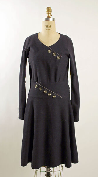 Skating dress, Bergdorf Goodman (American, founded 1899), wool, silk, metal, American 