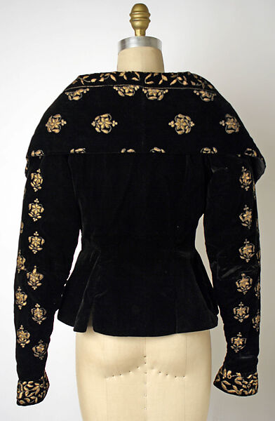 Evening jacket, Prince Tirtoff, New York, silk, metallic thread, American