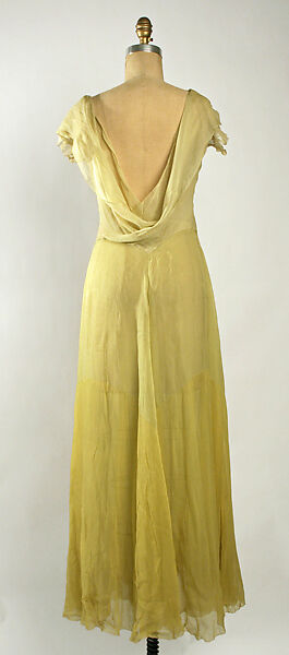 Evening ensemble, House of Vionnet (French, active 1912–14; 1918–39), silk, French