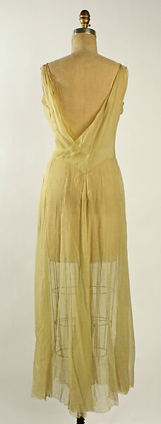 Evening ensemble, House of Vionnet (French, active 1912–14; 1918–39), silk, French