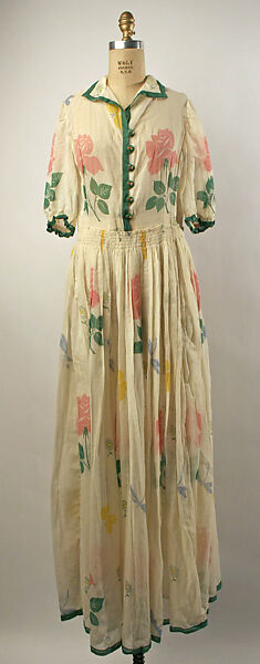 Dress, cotton, French 