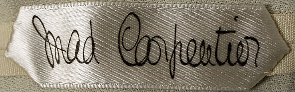 Evening dress, Mad Carpentier (French, 1939–1957), silk, French