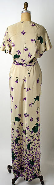 Dinner dress, Mark Mooring (American), silk, American