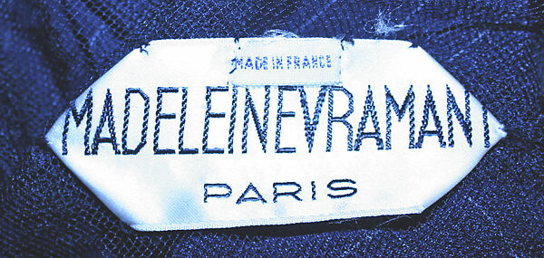 Dress, Madeleine Vramant (French), teca estron, rayon, French