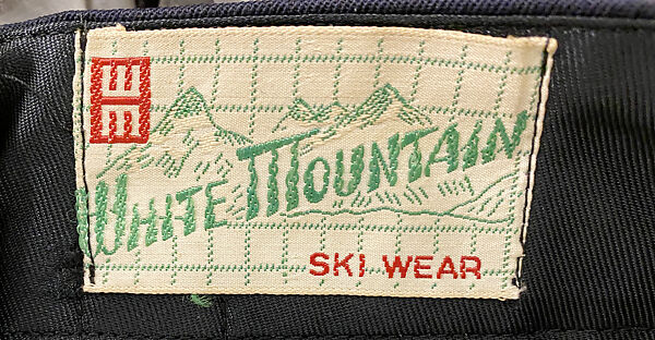 Ski ensemble, wool, American or European