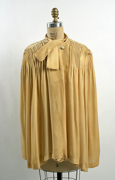 Evening cape, Milgrim (1927–1990), rayon, American or European 