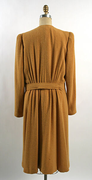 Ensemble, silk, wool, American or European