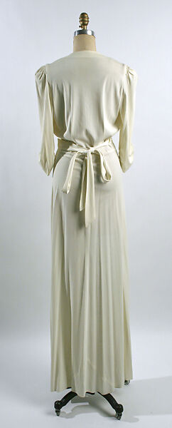 Evening dress, acetate, American