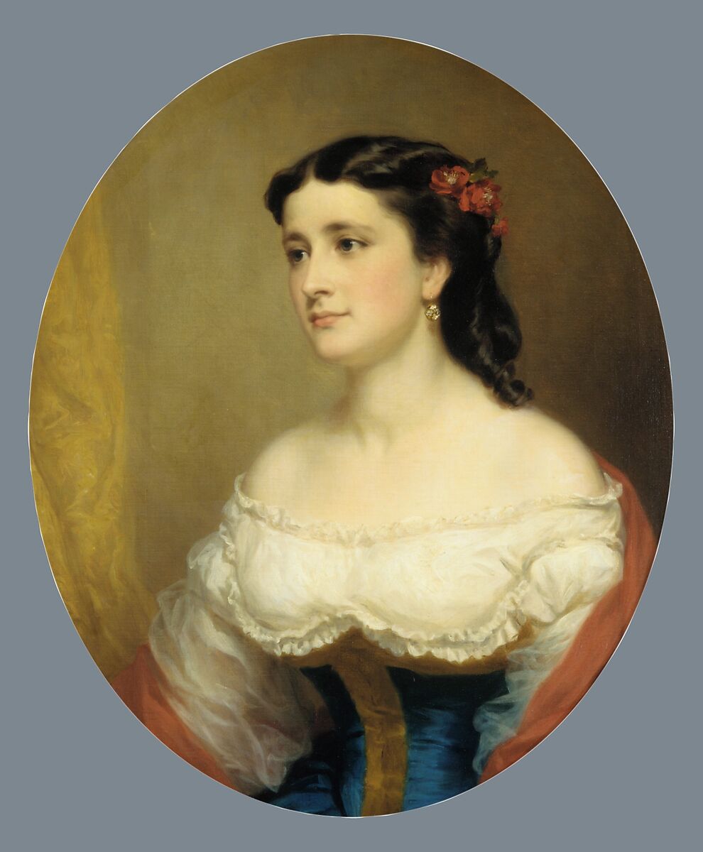 Mrs. William Loring Andrews, George Augustus Baker Jr. (1821–1880), Oil on canvas, American 