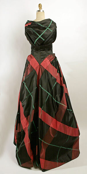 Evening dress, Bergdorf Goodman (American, founded 1899), silk, American or European