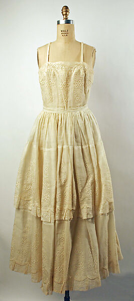 Ensemble, Mrs. Sylvia Pedlar (American, 1901–1972), cotton, American