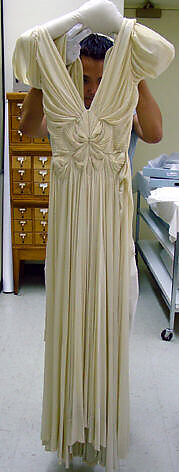 Evening dress, Marcelle Alix (French, 1941–1959), acetate, French