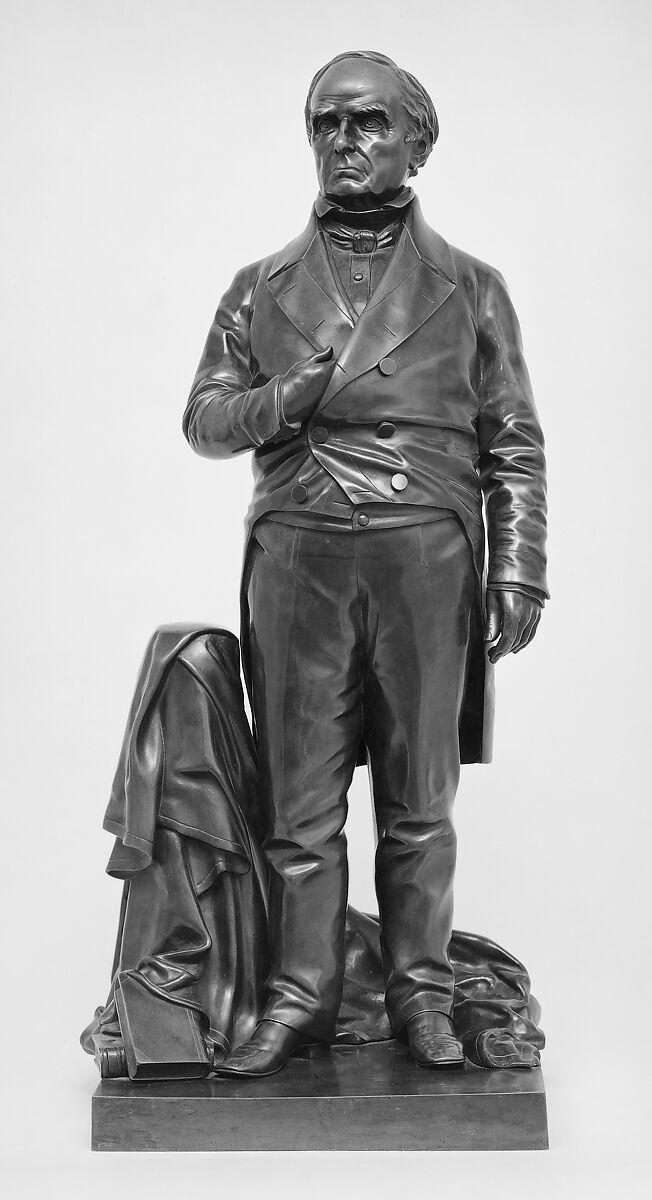 Daniel Webster, Thomas Ball (American, Charleston, Massachusetts 1819–1911 Montclair, New Jersey), Bronze, American 