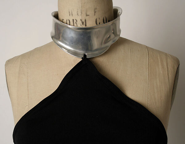 Dress, Rudi Gernreich (American (born Austria), Vienna 1922–1985 Los Angeles, California), synthetic, chrome, American