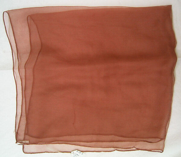 Scarf, silk, American or European 