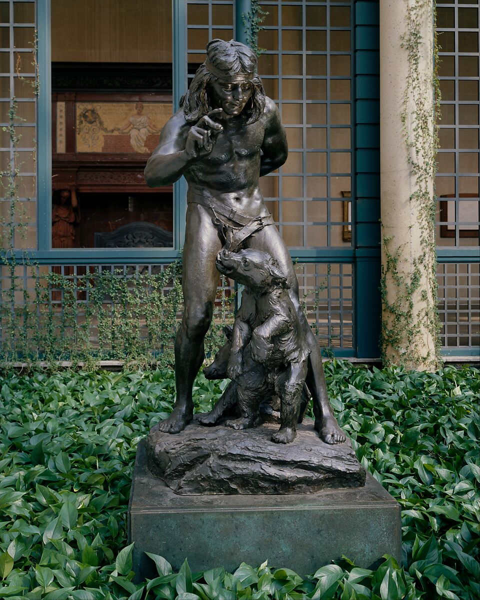 Bohemian Bear Tamer, Paul Wayland Bartlett (American, New Haven, Connecticut 1865–1925 Paris), Bronze, American
