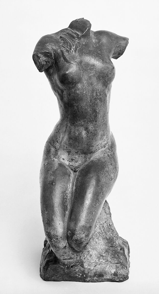 Seated Torso of a Woman, Paul Wayland Bartlett (American, New Haven, Connecticut 1865–1925 Paris), Bronze, American