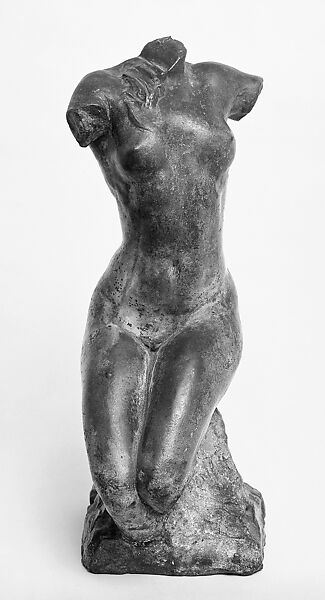 Seated Torso of a Woman, Paul Wayland Bartlett (American, New Haven, Connecticut 1865–1925 Paris), Bronze, American 
