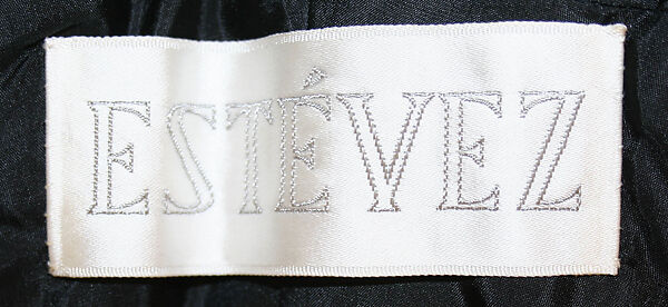 Evening bodice, Mr. Luis Estévez (American, born Cuba, 1930–2014), silk, rhinestones, American