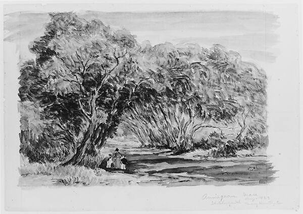 Annisquam, Massachusetts, Reynolds Beal (1867–1951), Watercolor and graphite on off-white wove paper, American