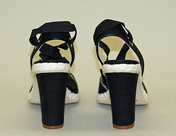 Shoes, Marc Jacobs (American, founded 1984), a,b) cotton, leather, rubber, American