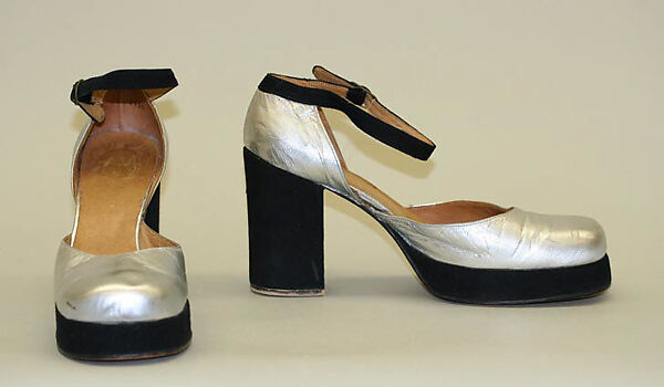 Shoes, Barbara Hulanicki (Polish, 1936), a,b) leather, synthetic, British 