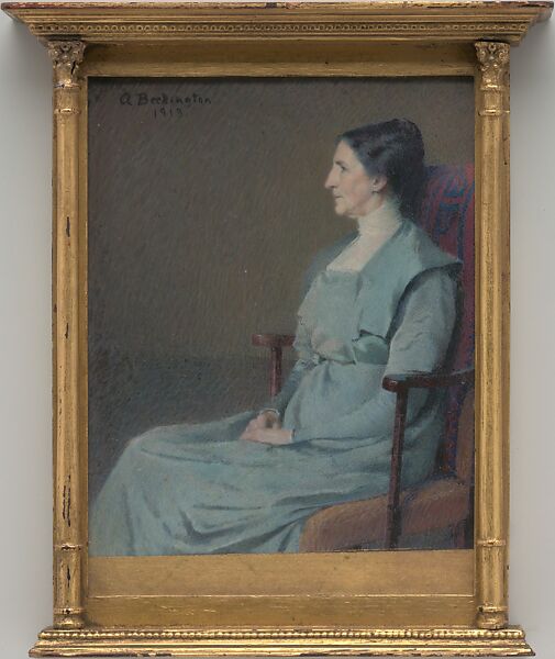 Mrs. Beckington, Alice Beckington (1868–1942), Watercolor on ivory, American 