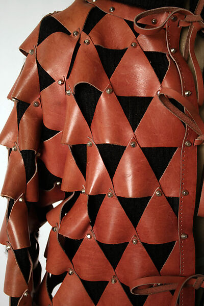 Coat, Paco Rabanne (French, born Spain 1934–2023), wool, leather, French