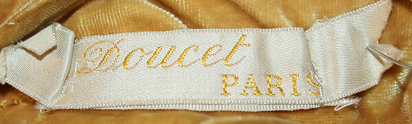 Evening coat, Jacques Doucet (French, Paris 1853–1929 Paris), silk, metallic tread, fur, French