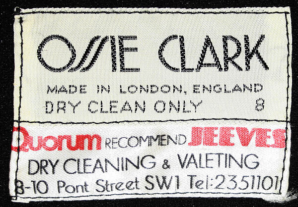 Ensemble, Ossie Clark (British, Oswaldtwistle 1942–1996 London), synthetic fiber, British