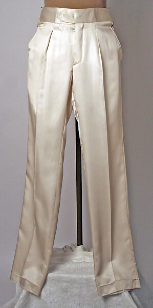 Ensemble, Gucci (Italian, founded 1921), a,b) silk; c,d) silk, cotton, Italian