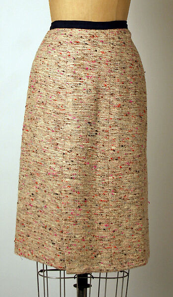 Suit, House of Chanel (French, founded 1910), a) wool, silk, metal; b) wool, silk, French