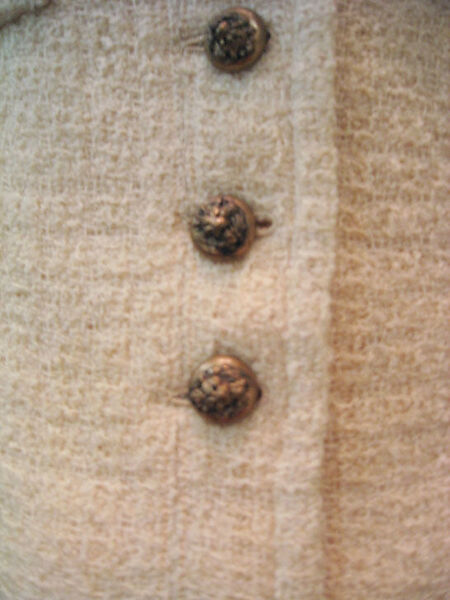 Suit, House of Chanel (French, founded 1910), a) wool, metal, silk; b) wool, silk, French